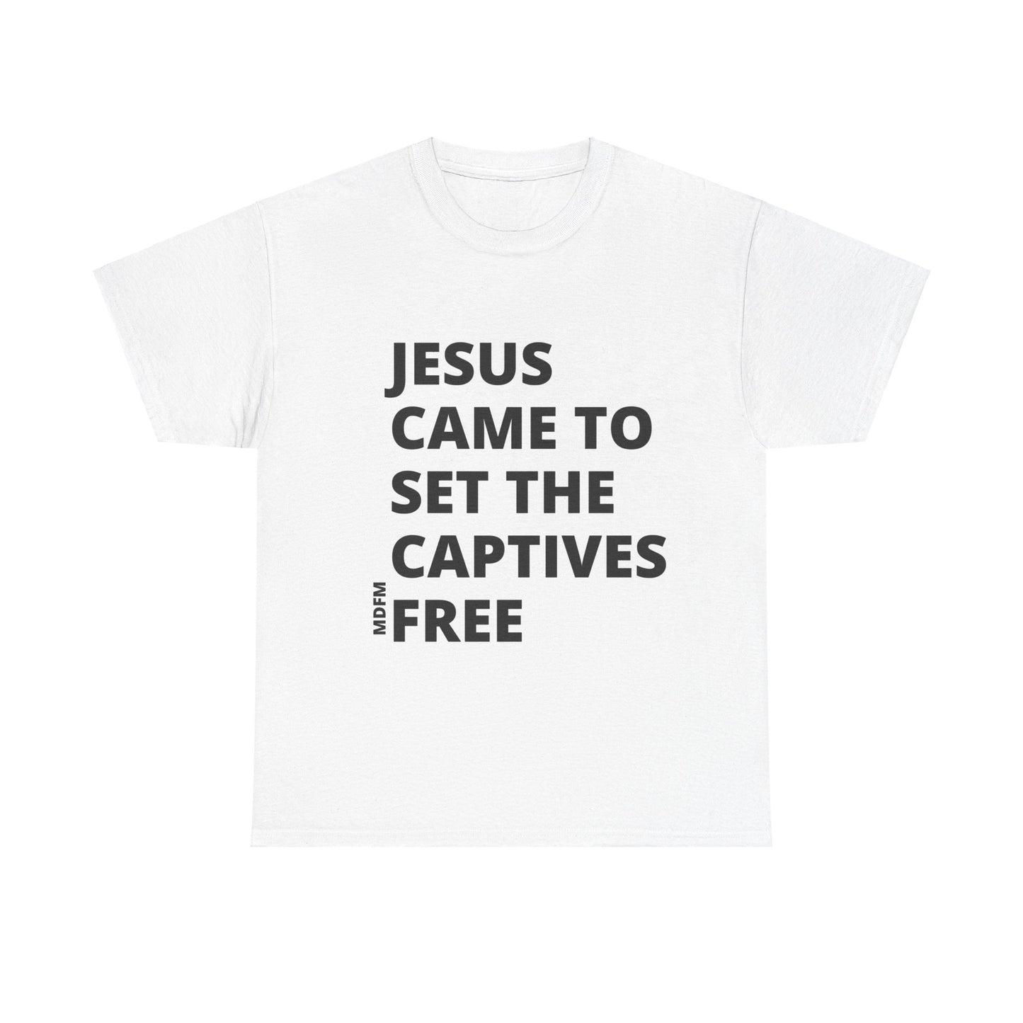 Jesus Came To Set the Captives Free Unisex Heavy Cotton Tee